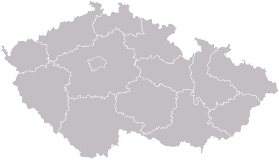 mapa krajů